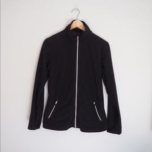 Lucy | Zip Fleece - Black